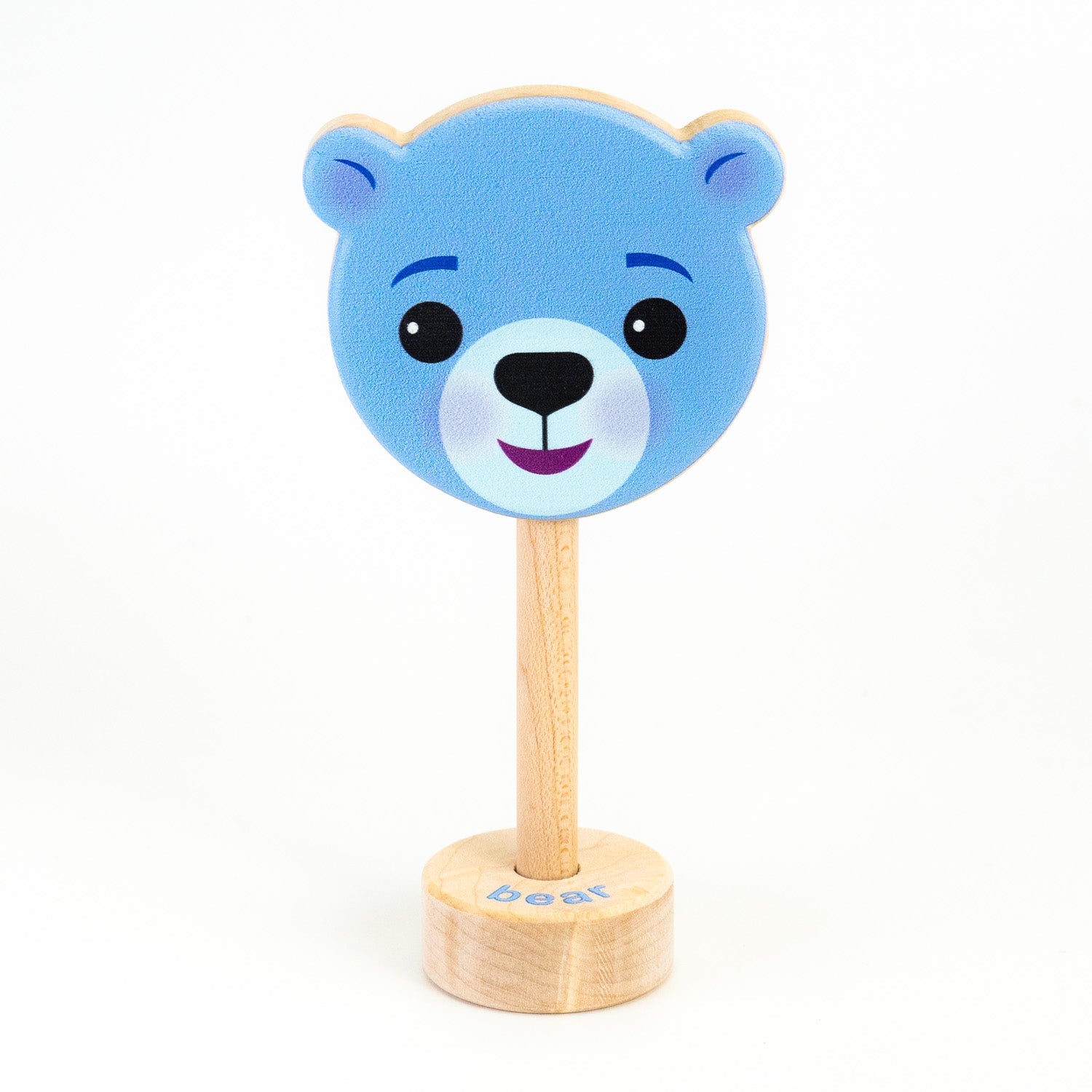 Grasp & Giggle Bear Rattle | Made In The Usa 🇺🇸