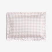 Picnic Gingham Toddler Pillow - Pink