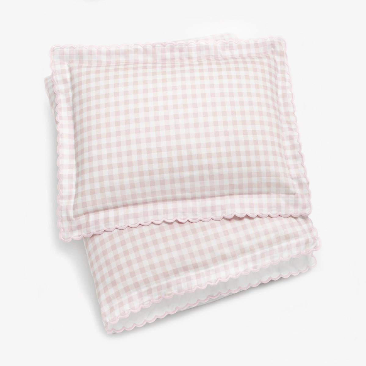 Picnic Gingham Toddler Duvet - Pink