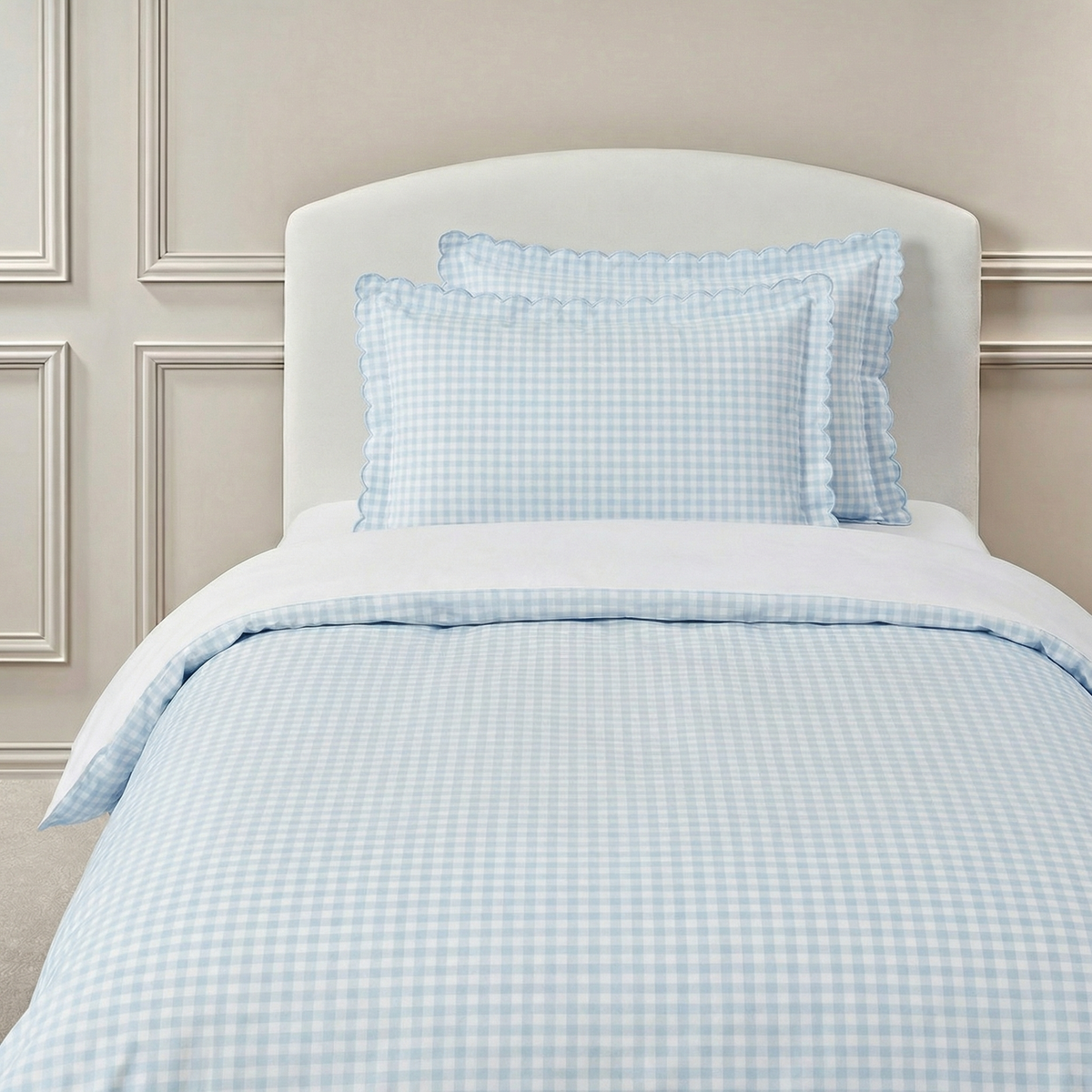 Picnic Gingham Twin Set - Blue