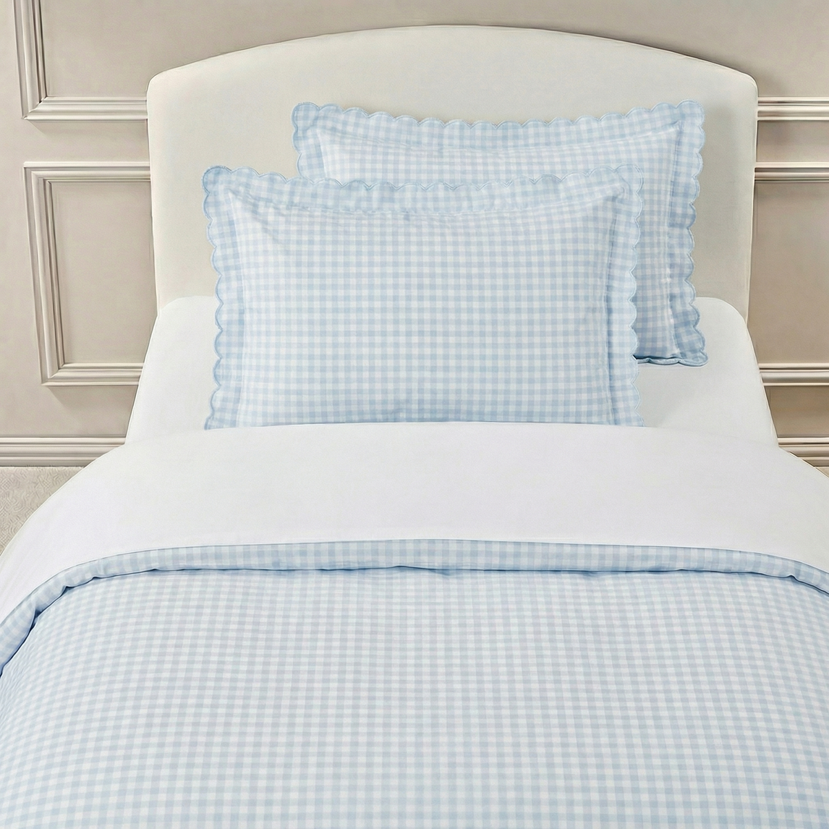 Picnic Gingham Twin Set - Blue