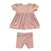 Girls Babydoll Set In Mini Daisy