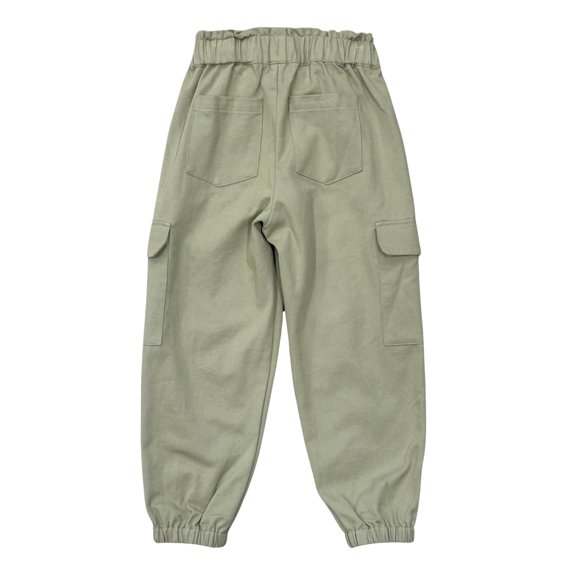 Girls Cargo Utility Pant In Evergreen