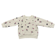 Girls Fleece Sweatshirt In Wild Stem