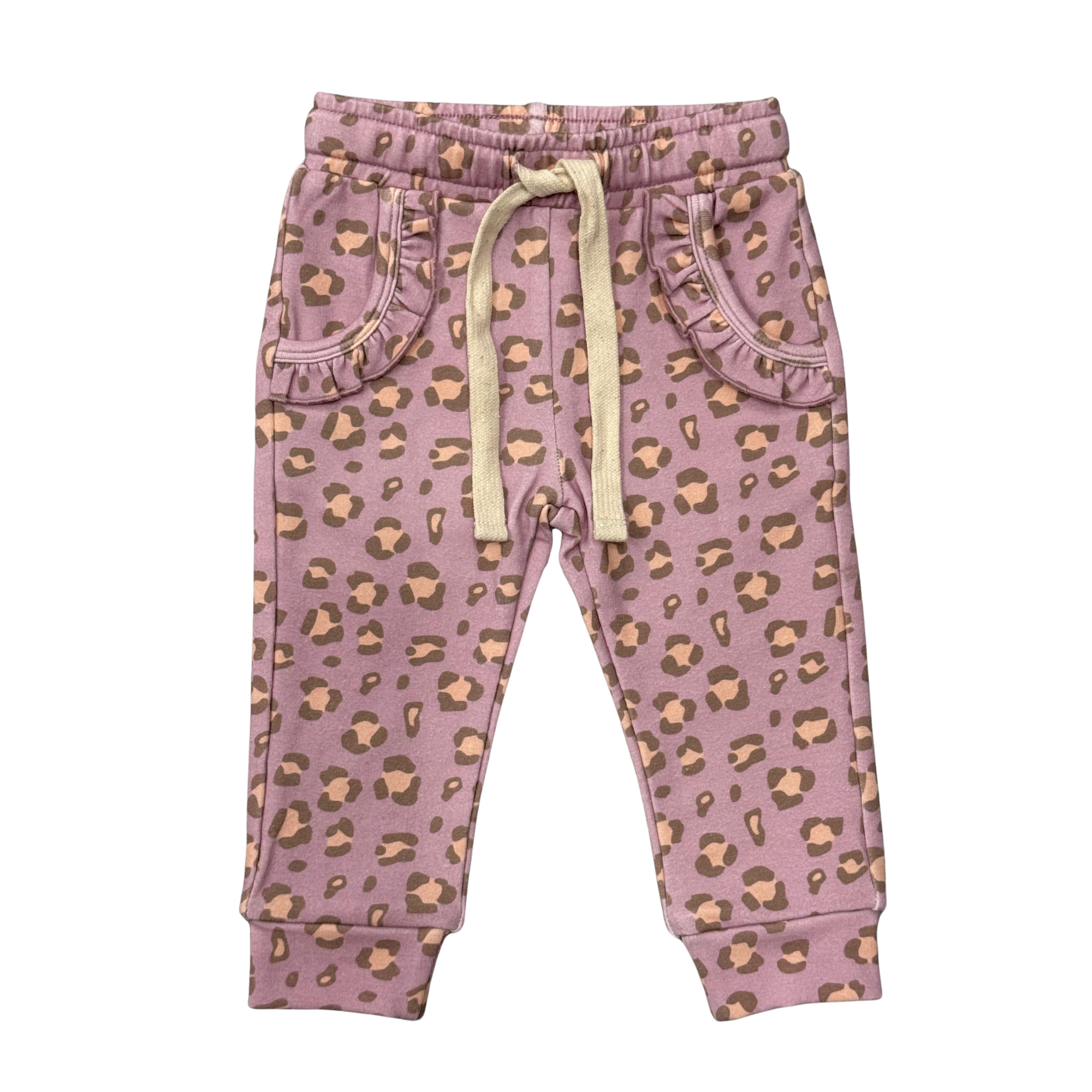Girls Joggers In Cheetah