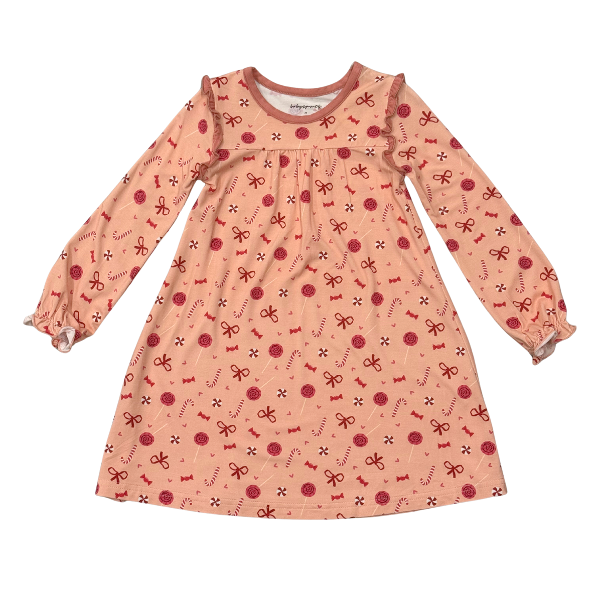 Girls Night Gown In Candy Lane