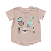 Girl's Short Sleeve Tee In Makeup