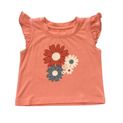 Girls Sleeveless Top In Zoey Daisy