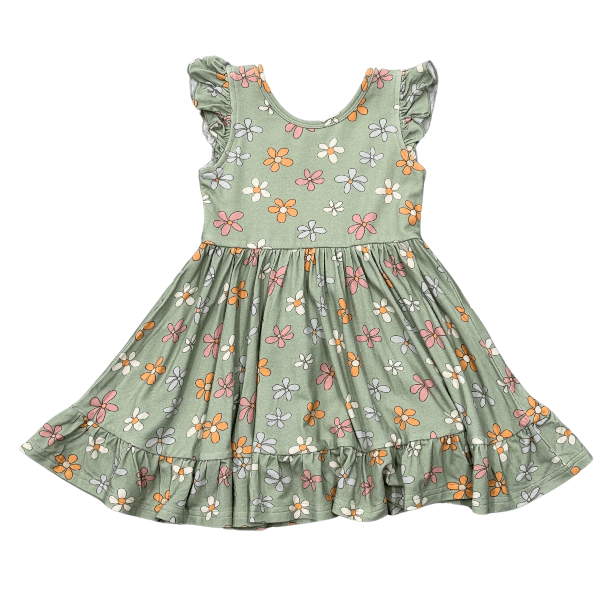 Girl's Sleeveless Twirl Dress
