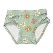 Girls Underwear In Sketched Daisy