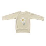 Girls Raglan Sweatshirt In Golden Daisy