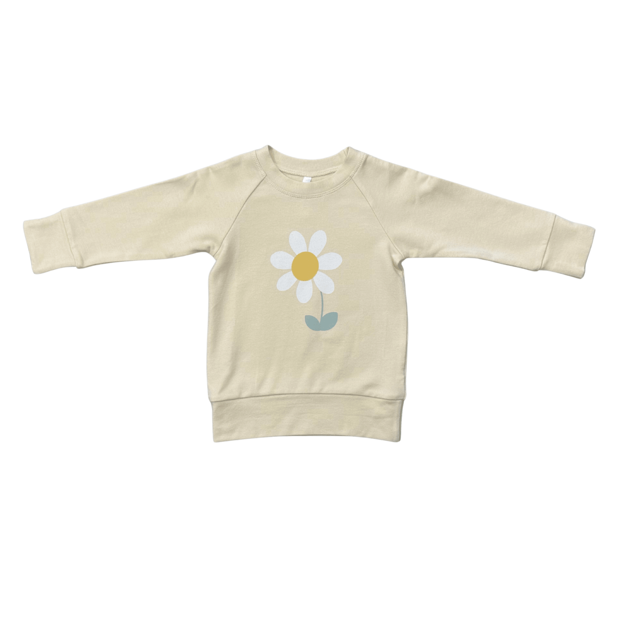 Girls Raglan Sweatshirt In Golden Daisy