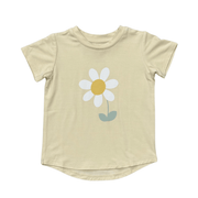 Girl's Short Sleeve Tee In Golden Daisy