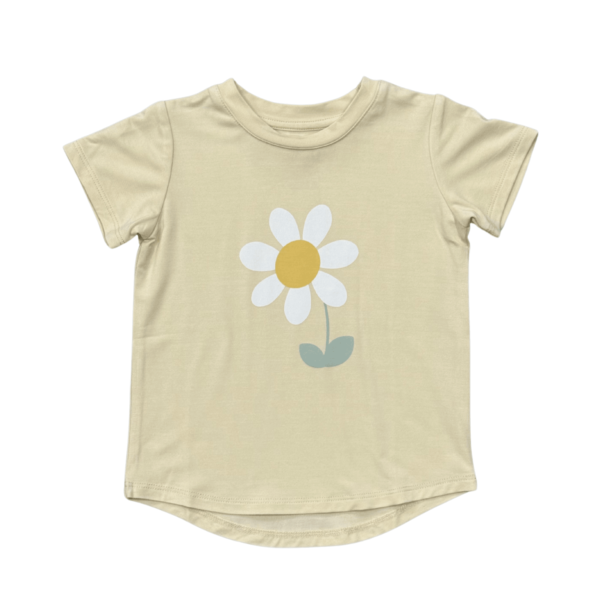 Girl's Short Sleeve Tee In Golden Daisy