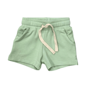 Girls Shorts In Summer Green