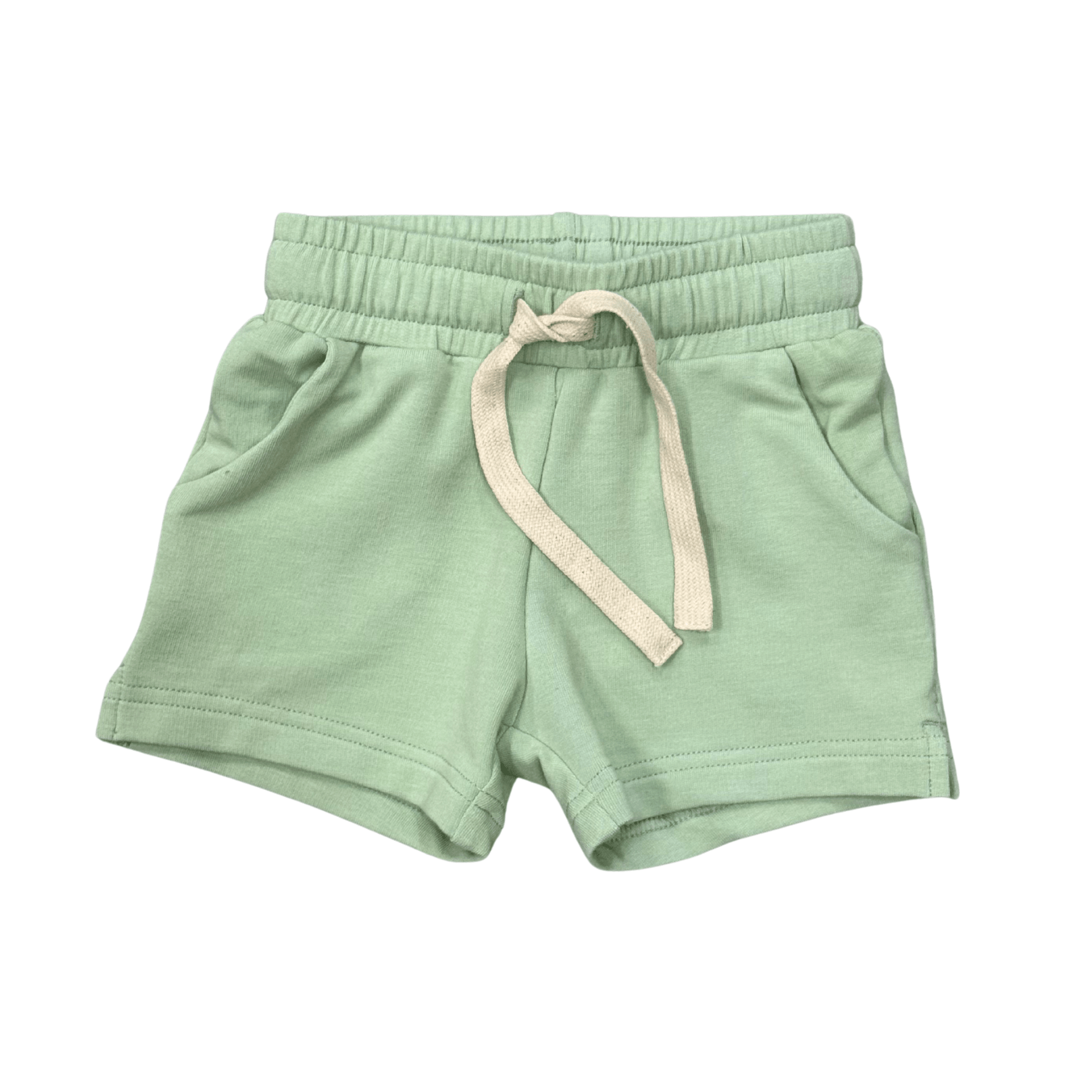 Girls Shorts In Summer Green