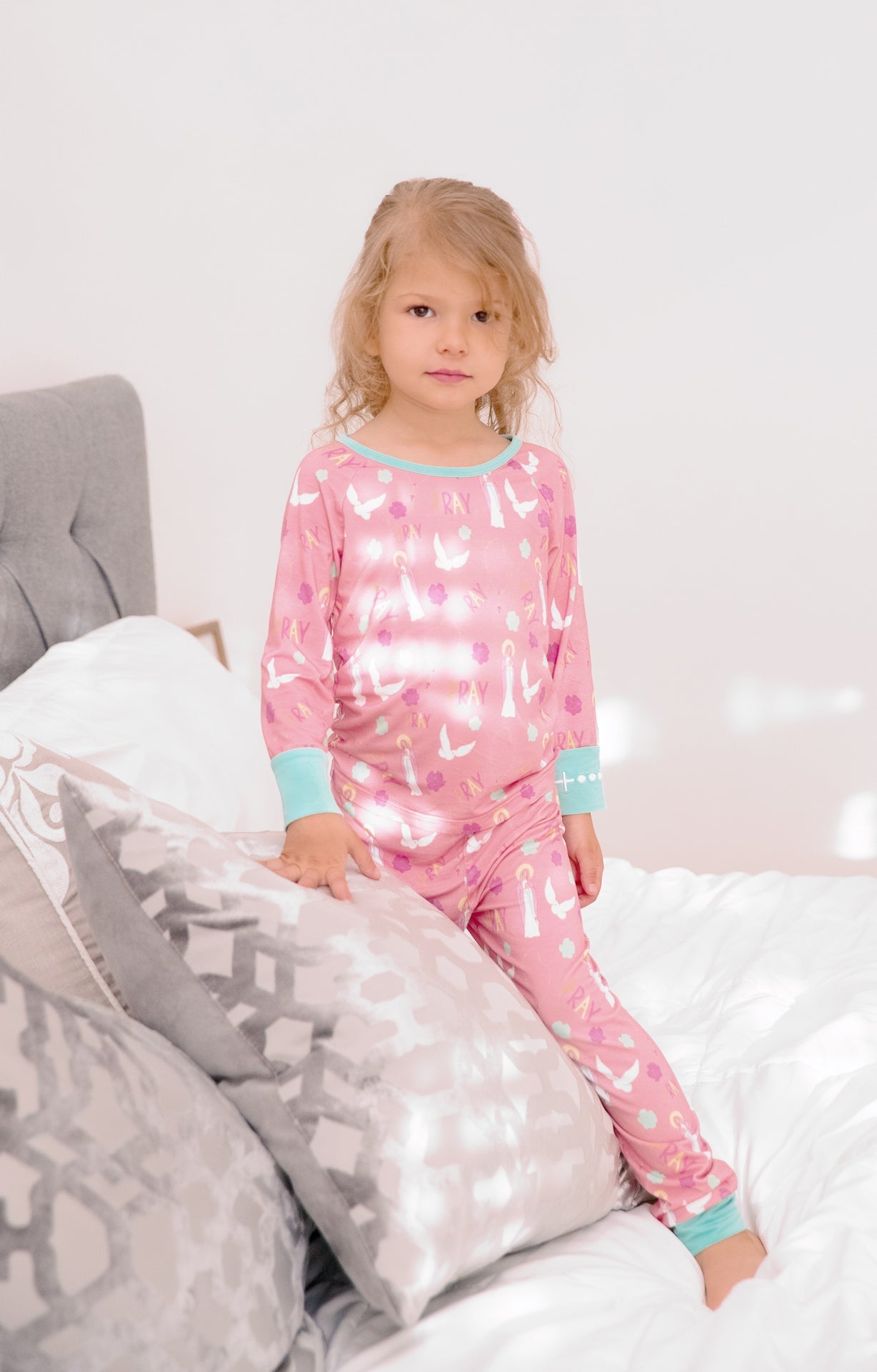 Pray Two Piece Kids Pajamas
