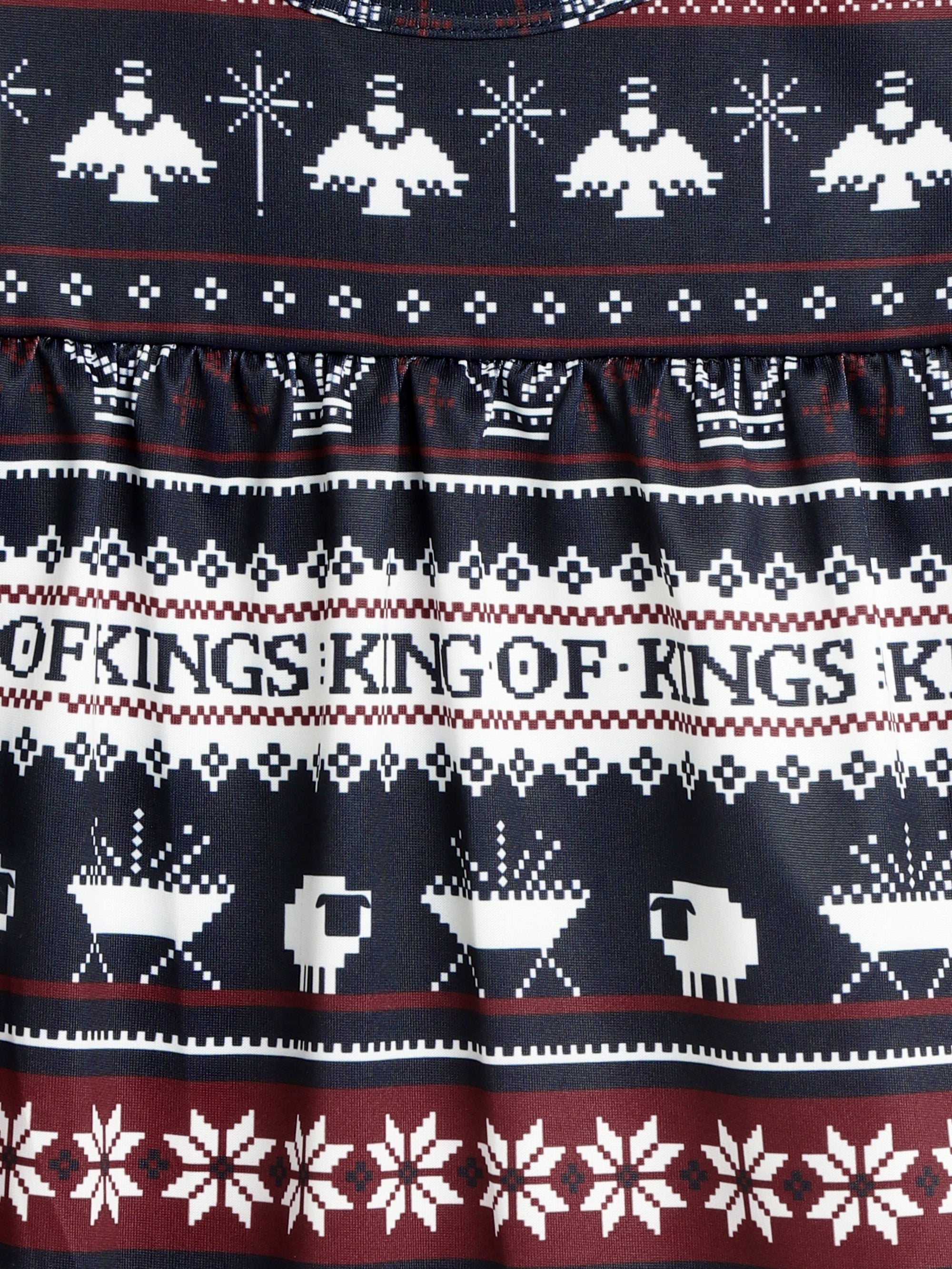 King Of Kings Midnight Blue Pj Girls Nightgown Polyester