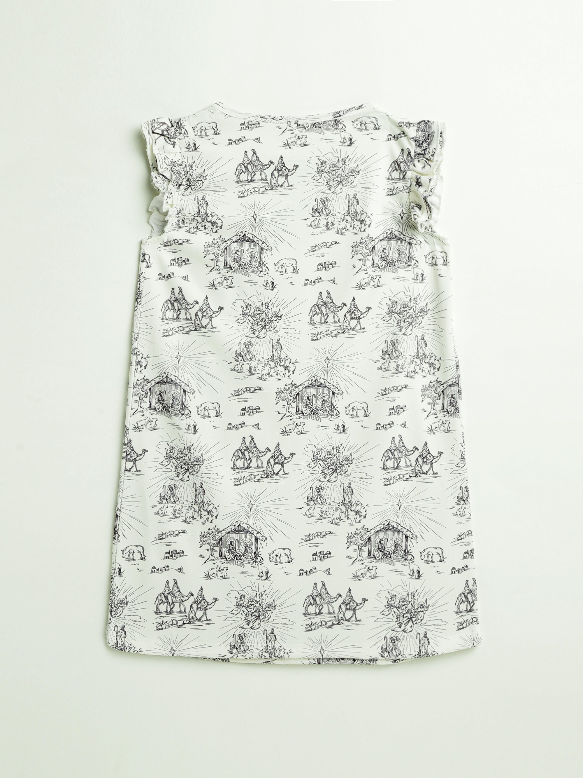 O Little Town Of Bethlehem Nightgown Pj Girls Nightgown Polyester