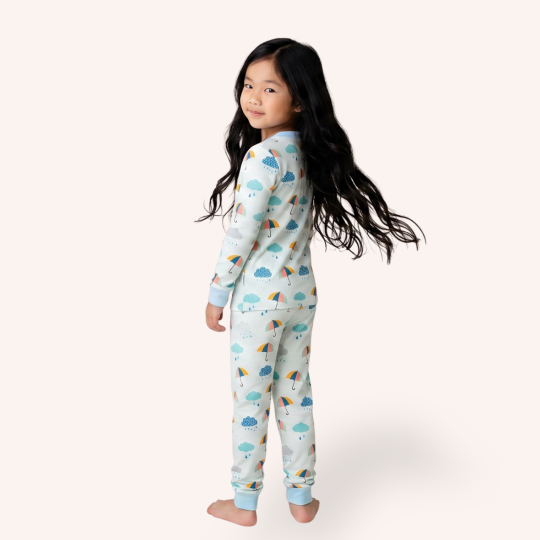 Girls' Raindrop Retreat Pajamas