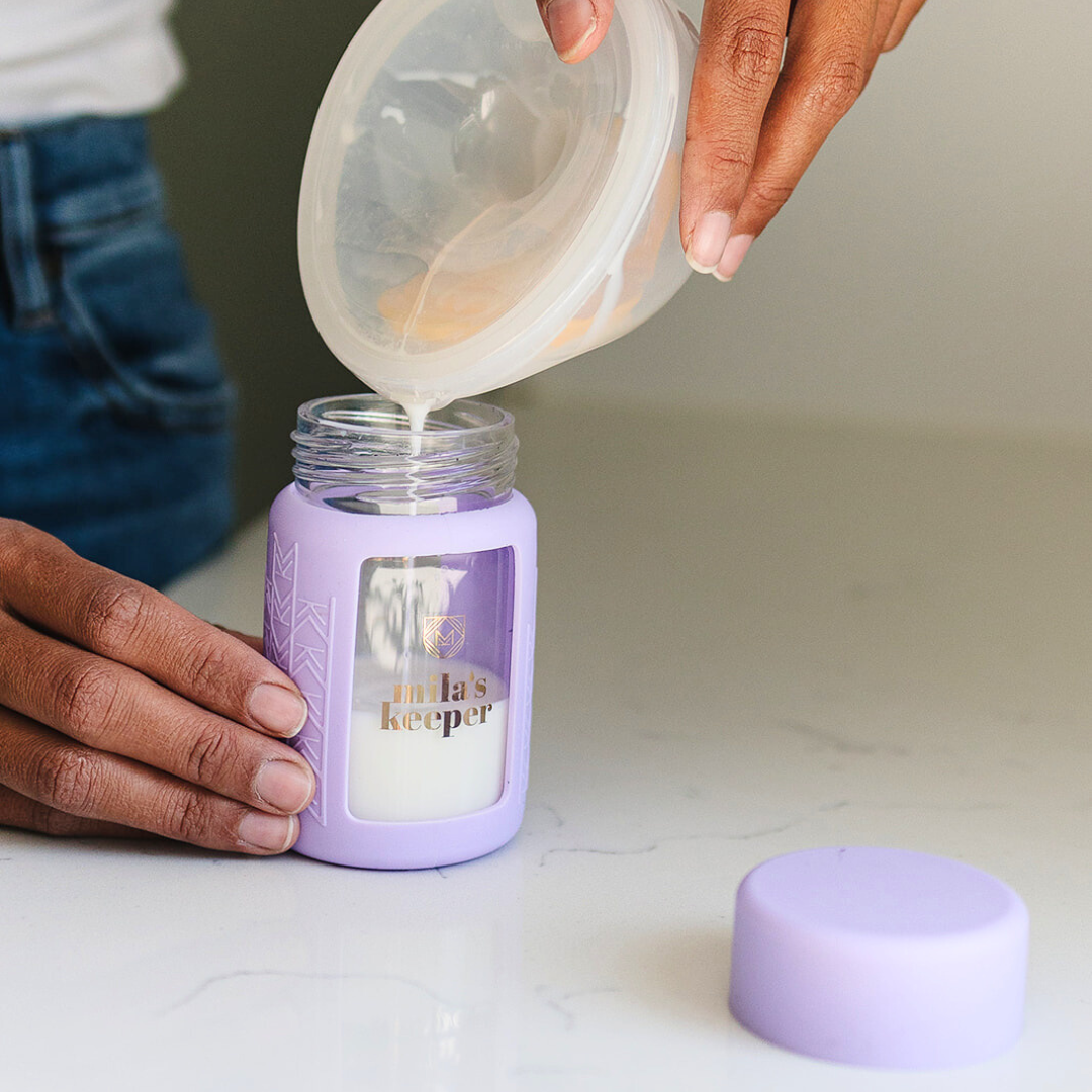 Glass Breast Milk Bottles (set Of 2)