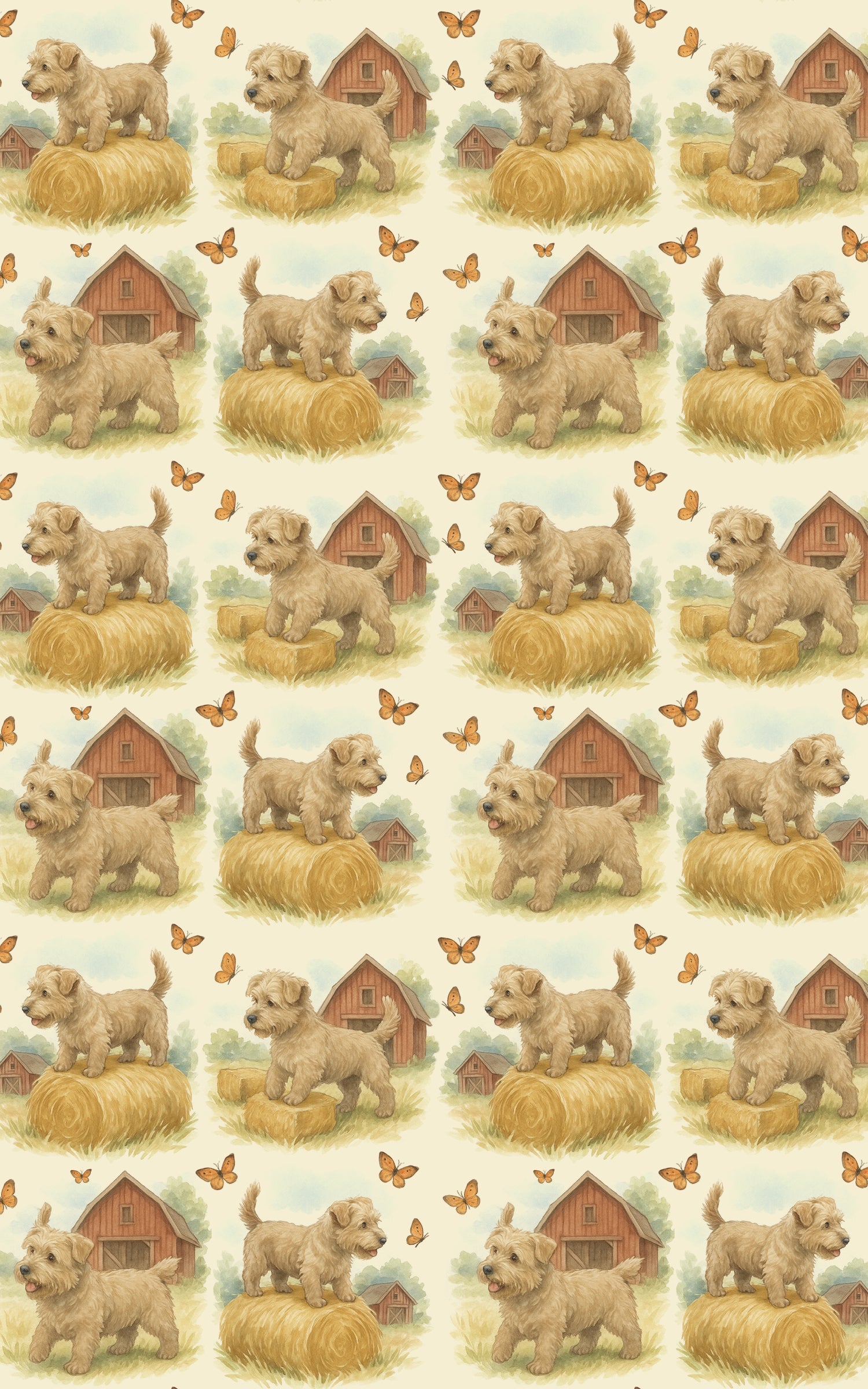 Playful  Terrier Companions