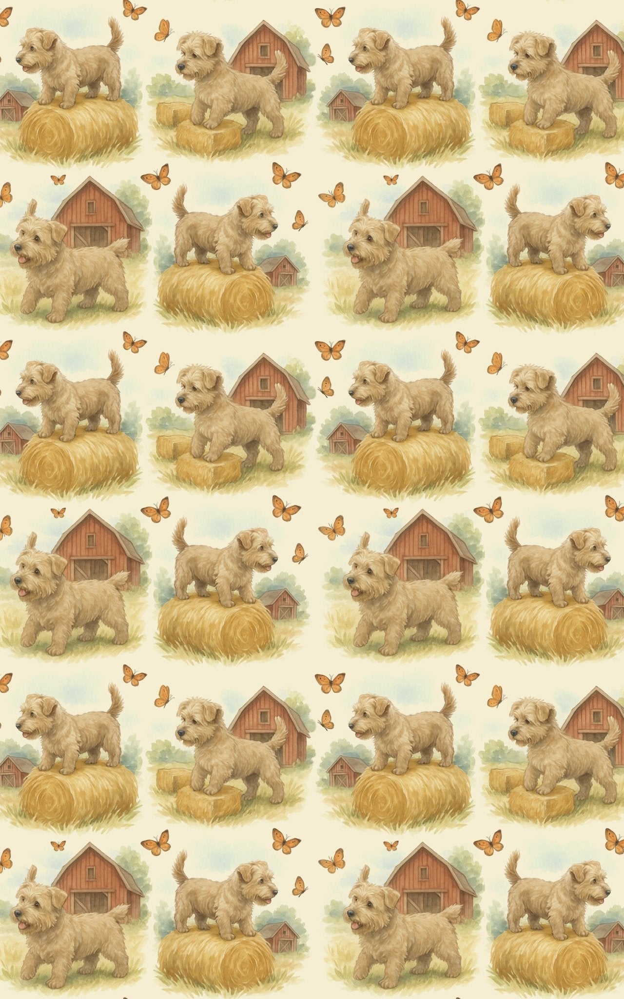 Playful  Terrier Companions