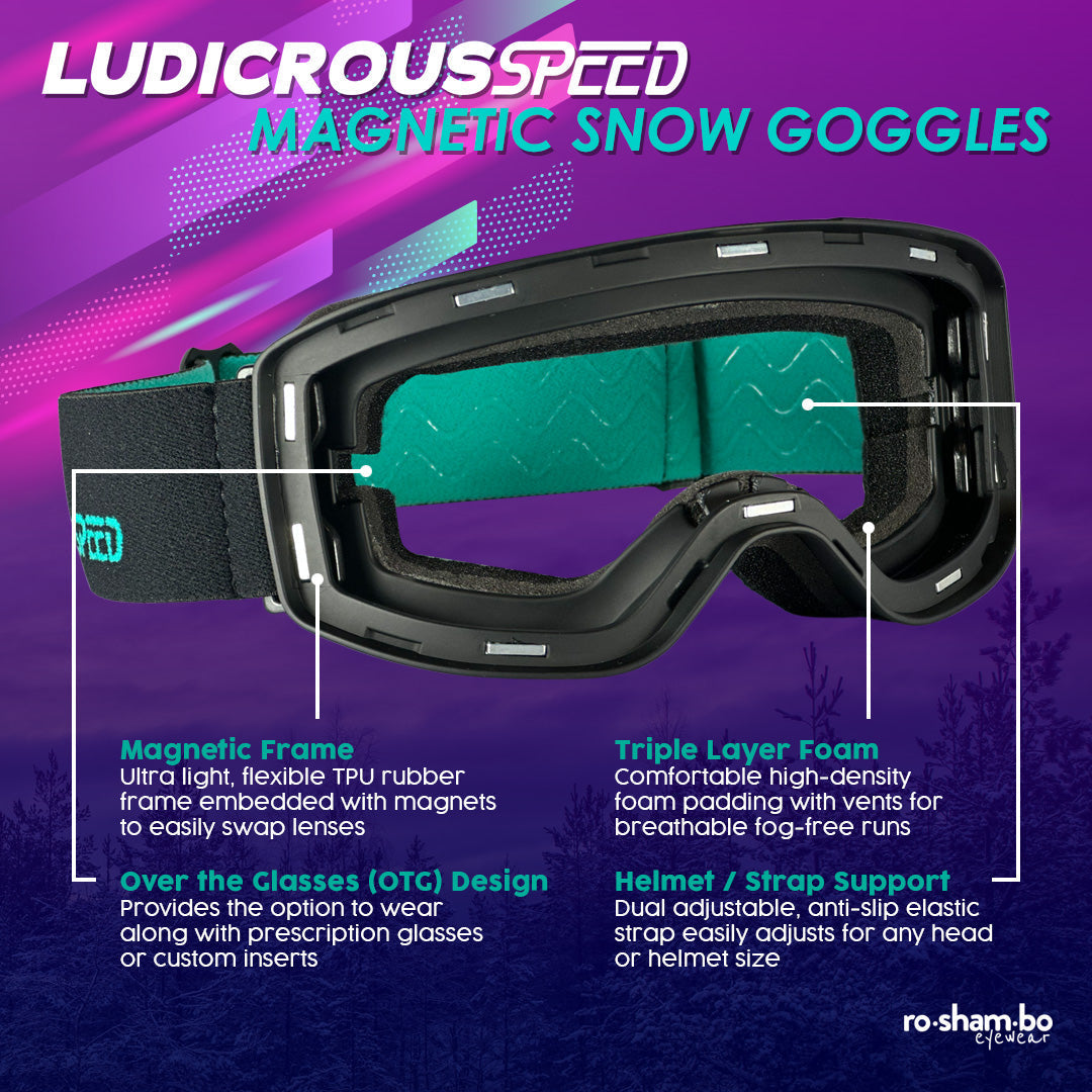 Ludicrous Speed Snow Goggles Set | Youth