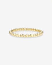 14k Gold Bead Band