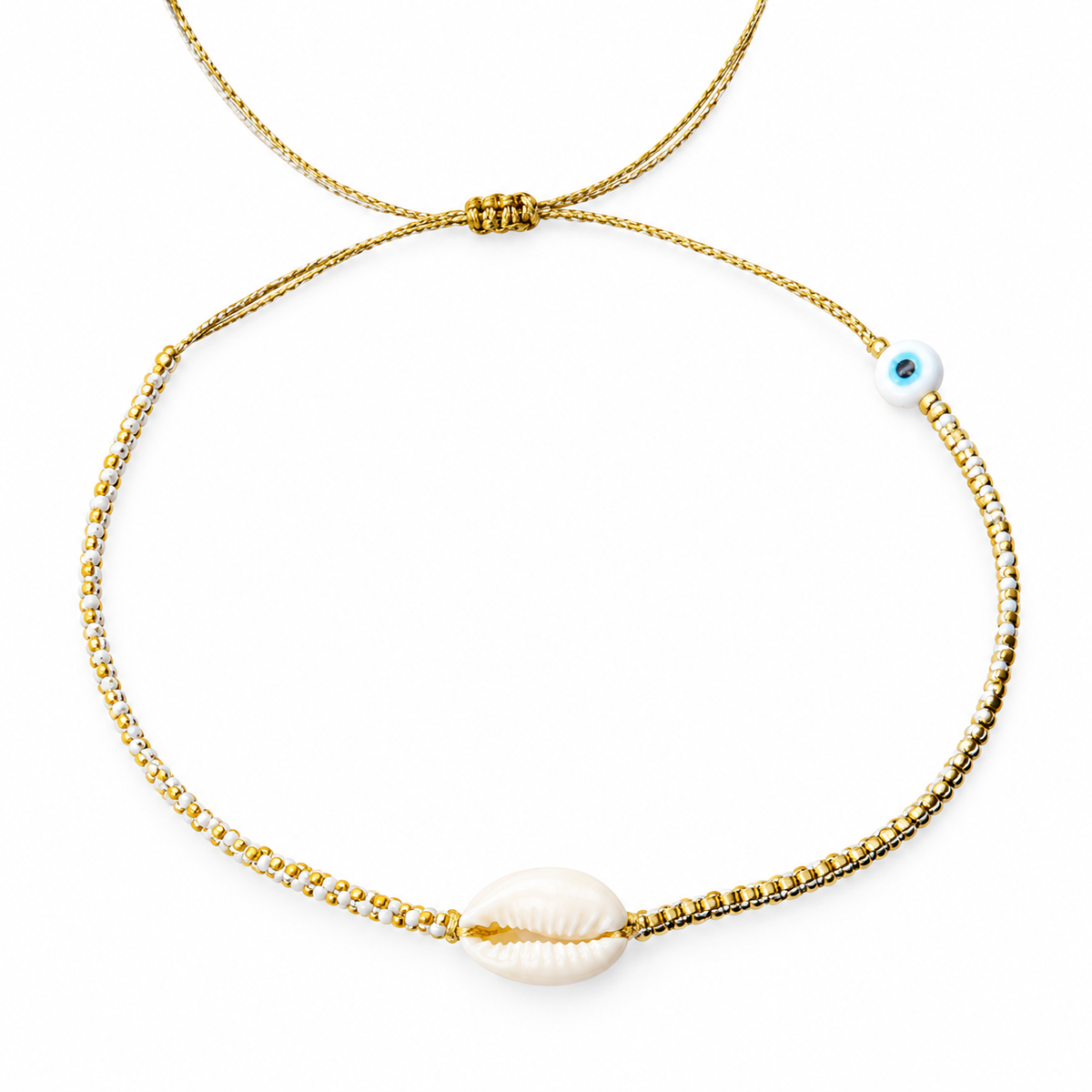 Duo Color Cowrie Shell Choker