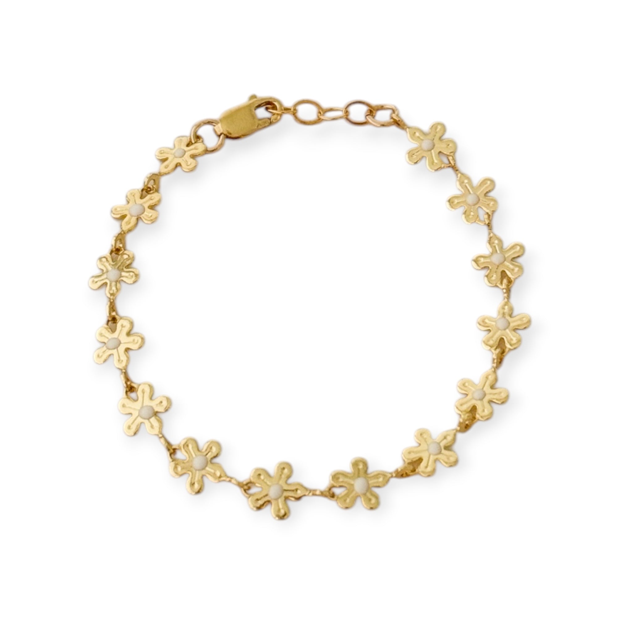 Gold Daisy Chain Bracelet