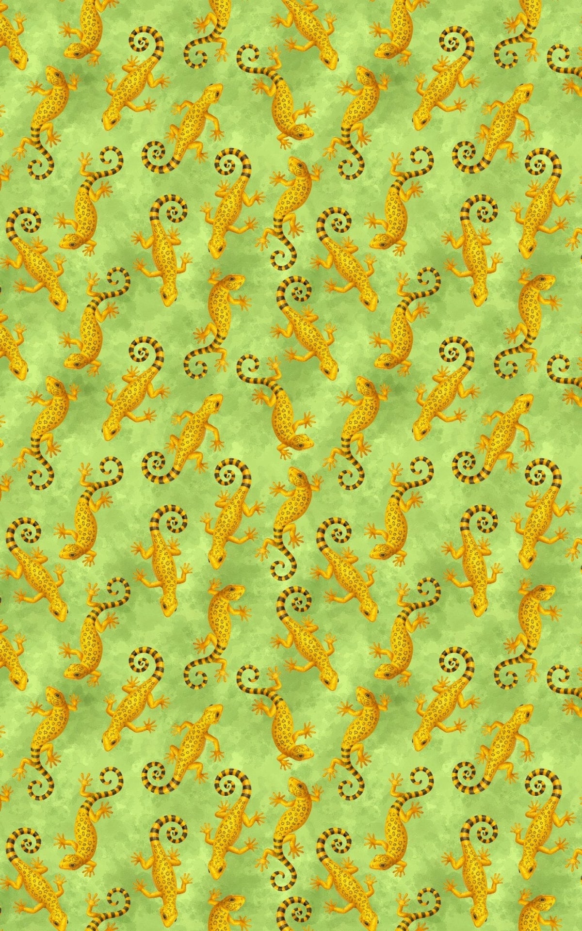 Golden Gecko Dance Wrapping Paper