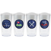 Golf Icons Tumbler Set With Lids