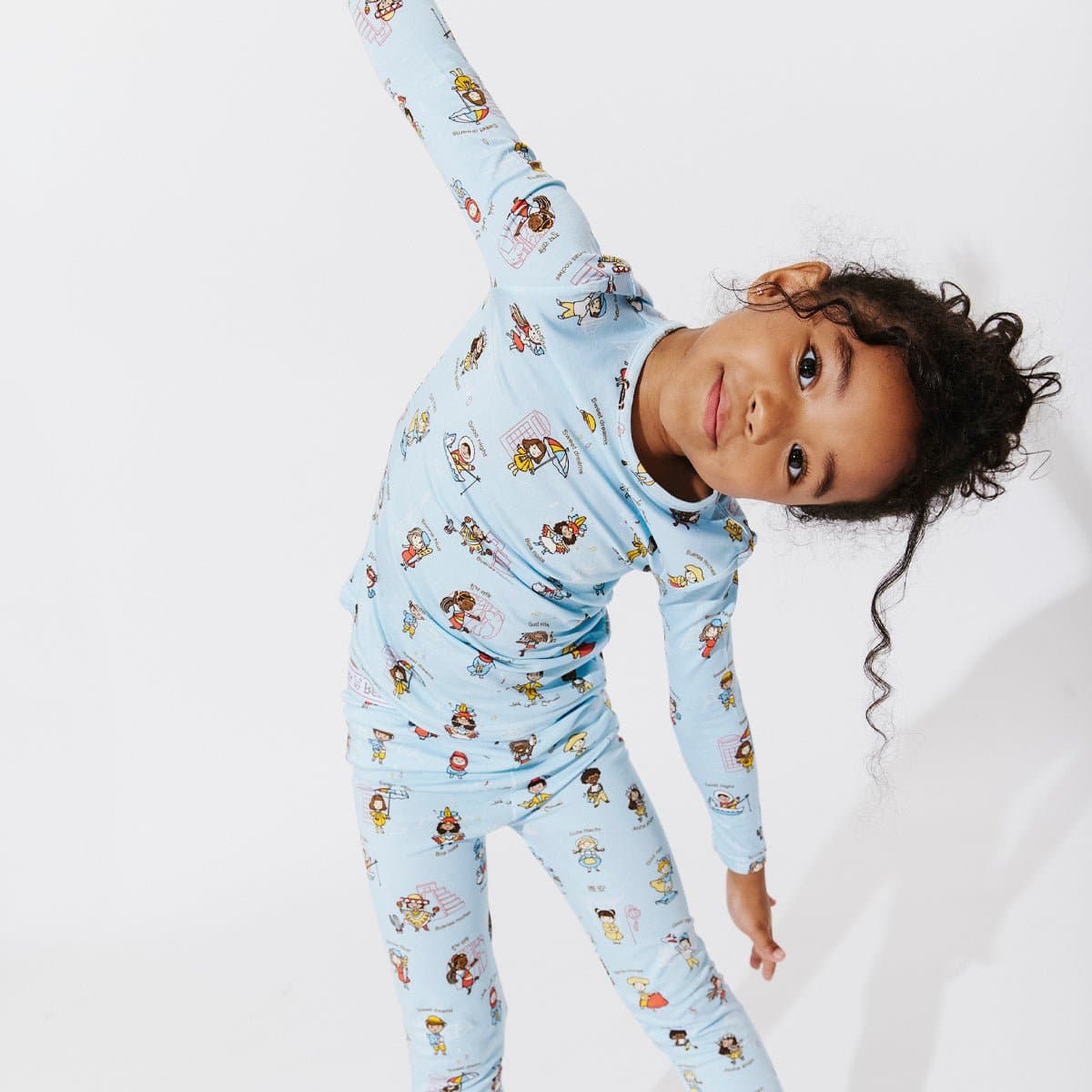 Goodnight World Bamboo Kids Pajamas