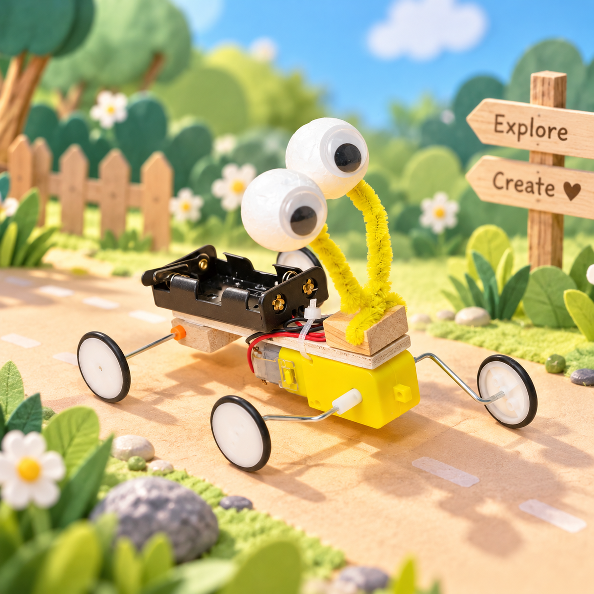 Bug Robot STEM Kit — Build a Scuttling Robot