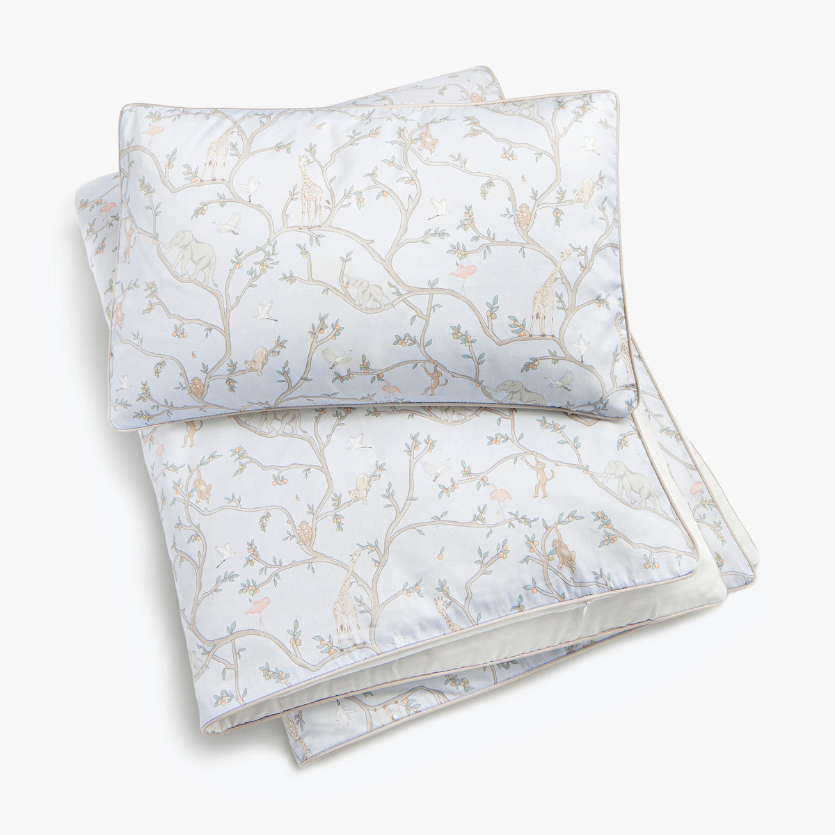 Animal Parade Toddler Duvet - Blue