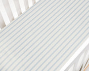 Seaside Stripes Crib Sheet - Ocean