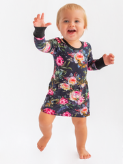 Gothic Floral Ballerina Dress