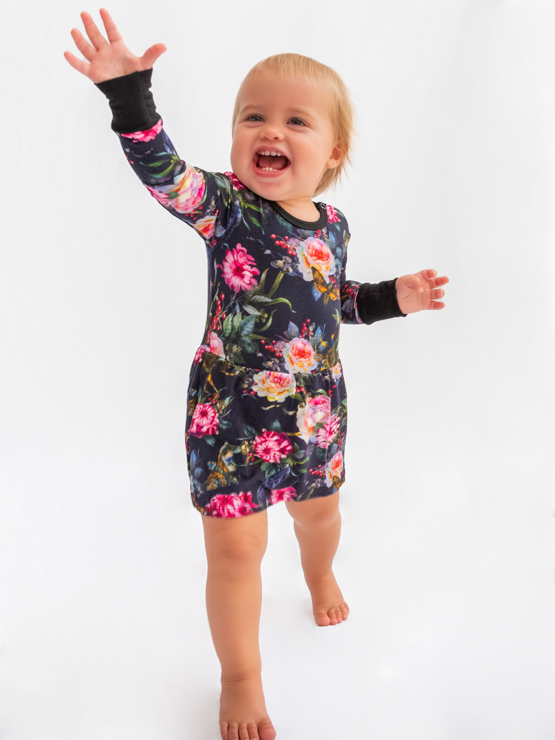 Gothic Floral Ballerina Dress