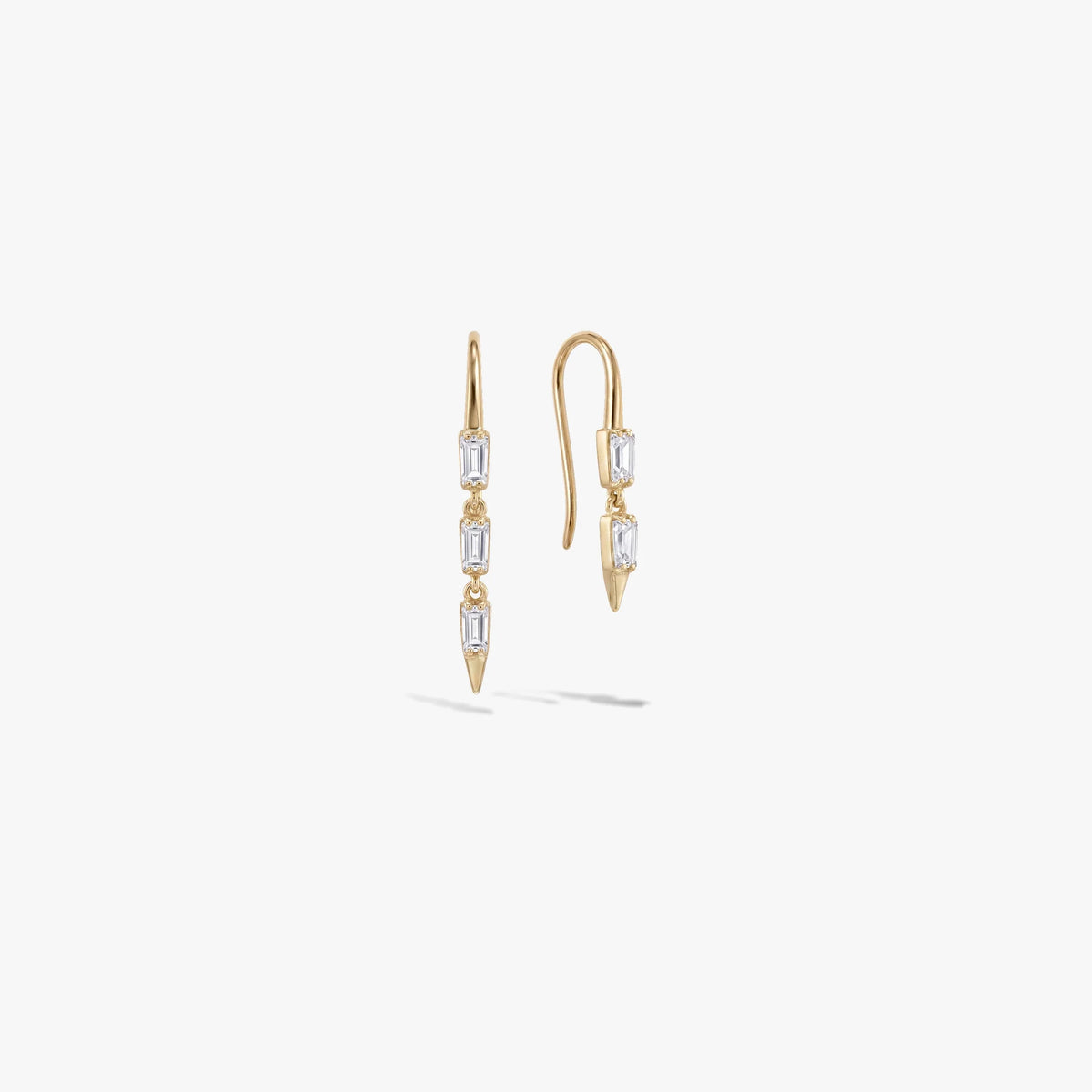 Graduated Dagger Earrings