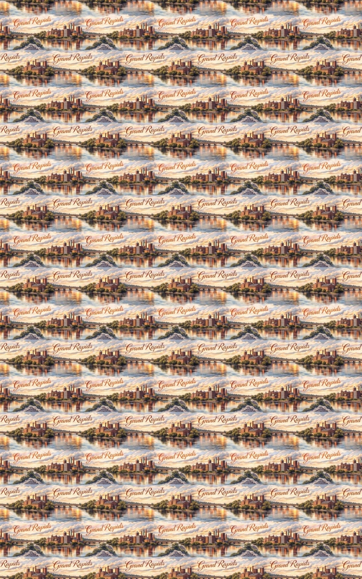 Grand Rapids Craft & River Wrapping Paper