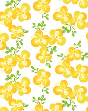 'graphic Flower' Wallpaper By Tea Collection - Daffodil