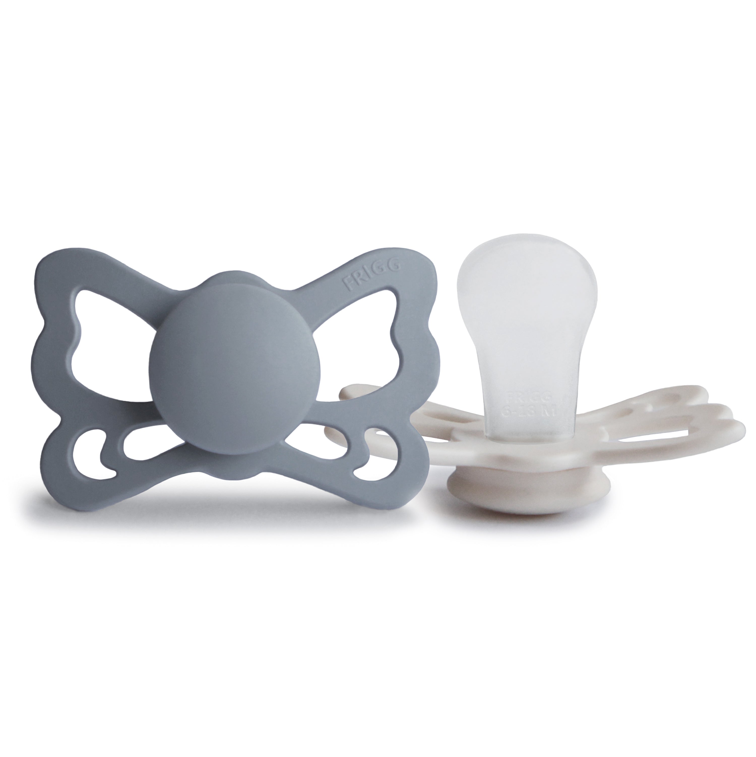 Frigg Butterfly Anatomical Silicone Pacifier 2-pack (6-18 Months)
