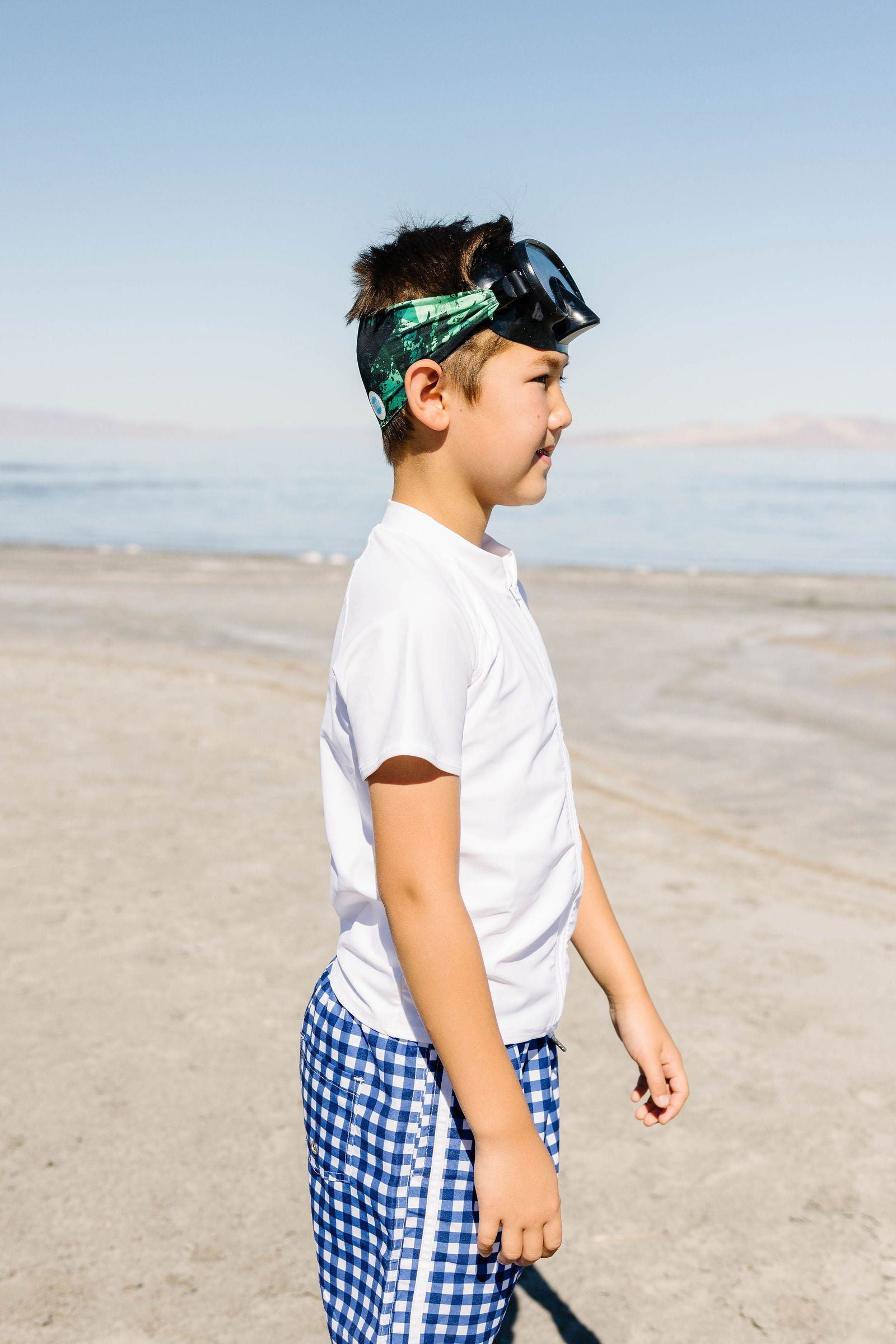 Green Fusion Youth Swim Mask