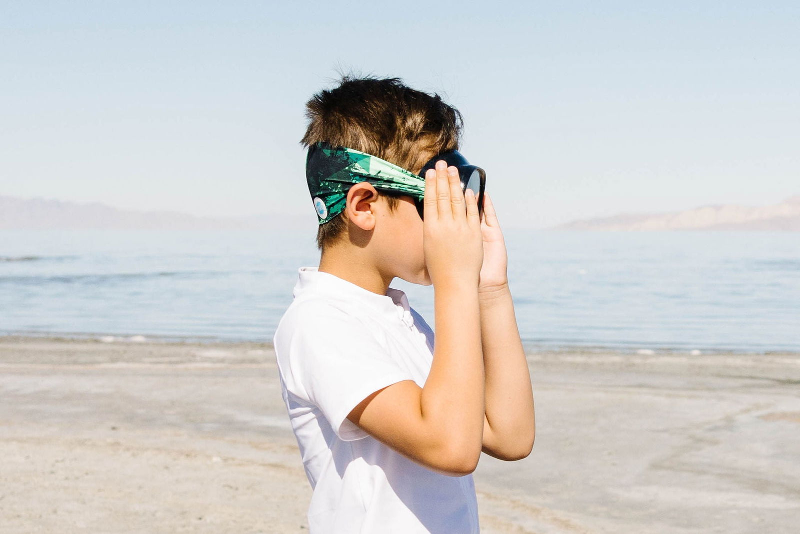 Green Fusion Youth Swim Mask