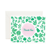 Green And Pink Florals