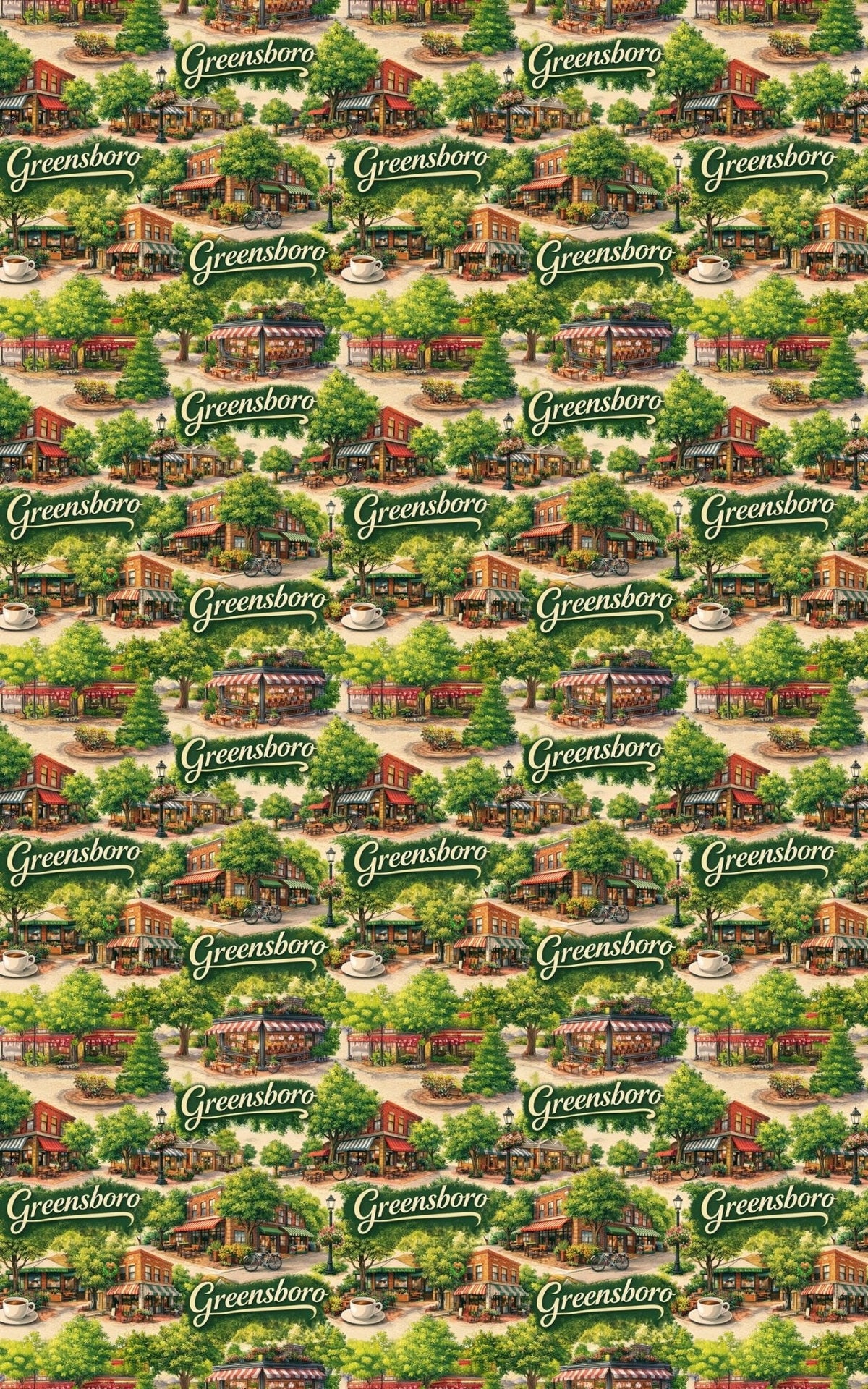 Greensboro Southern Classic Wrapping Paper