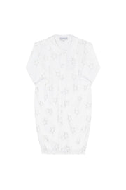 Grey Stars Print Converter Gown