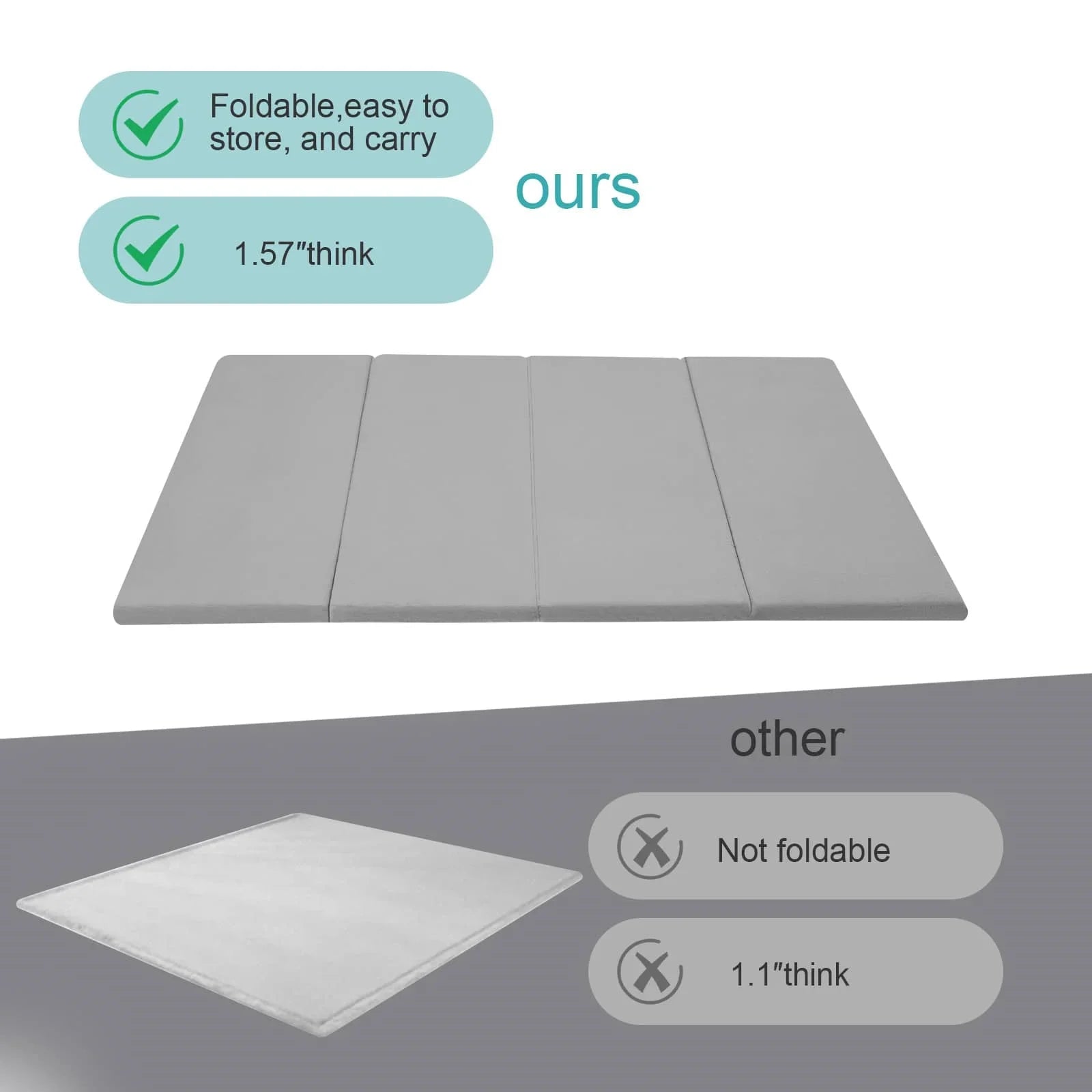 Glow Foam Baby Play Mat