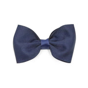 Grosgrain Bow Hair Clip (navy)